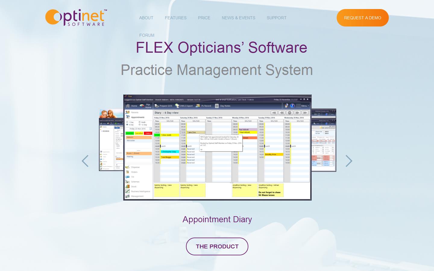 Optinet Ltd Website