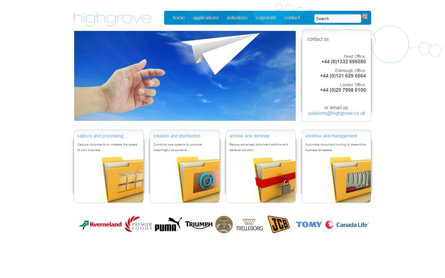 Highgrove Computer Services Ltd Website