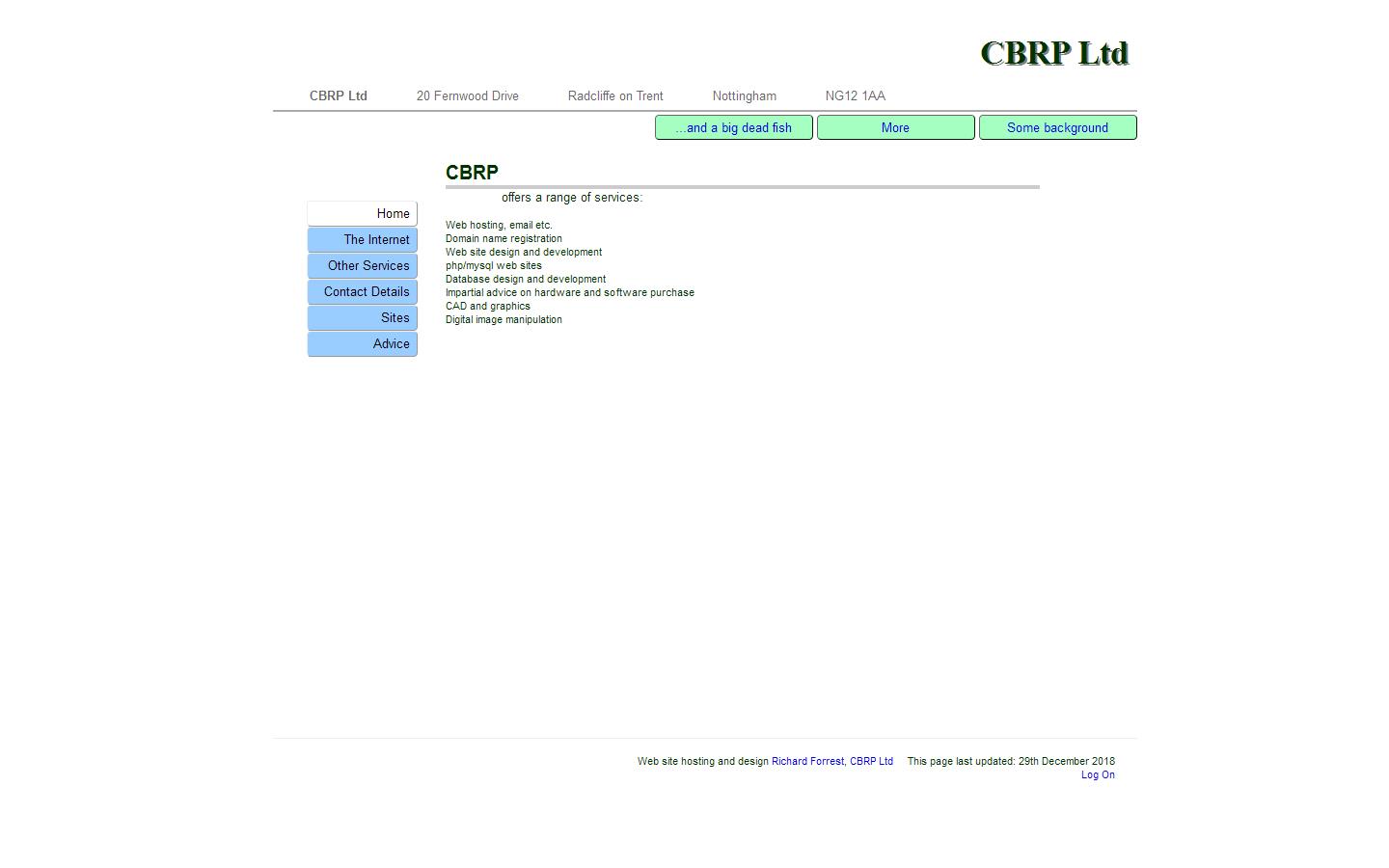 C B R P Ltd Website