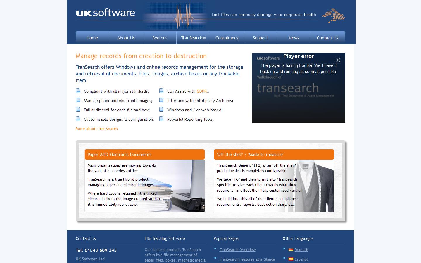 UK Software Website
