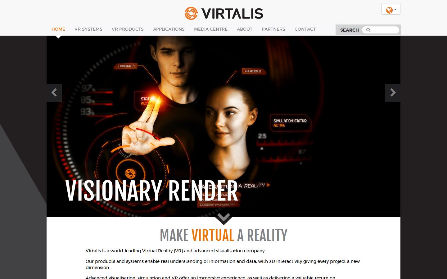 Virtalis Website