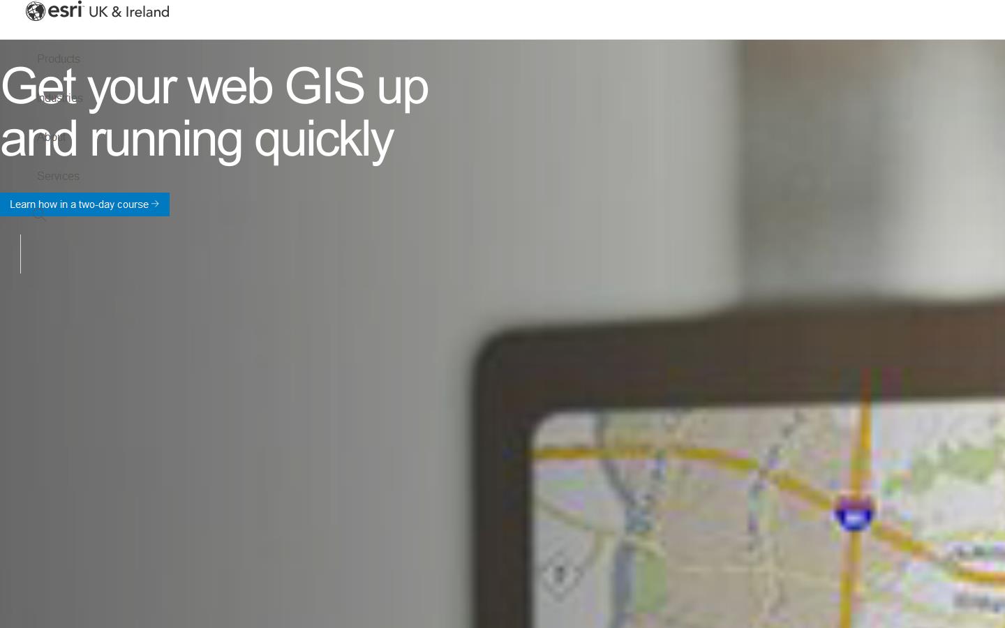 Esri UK Website