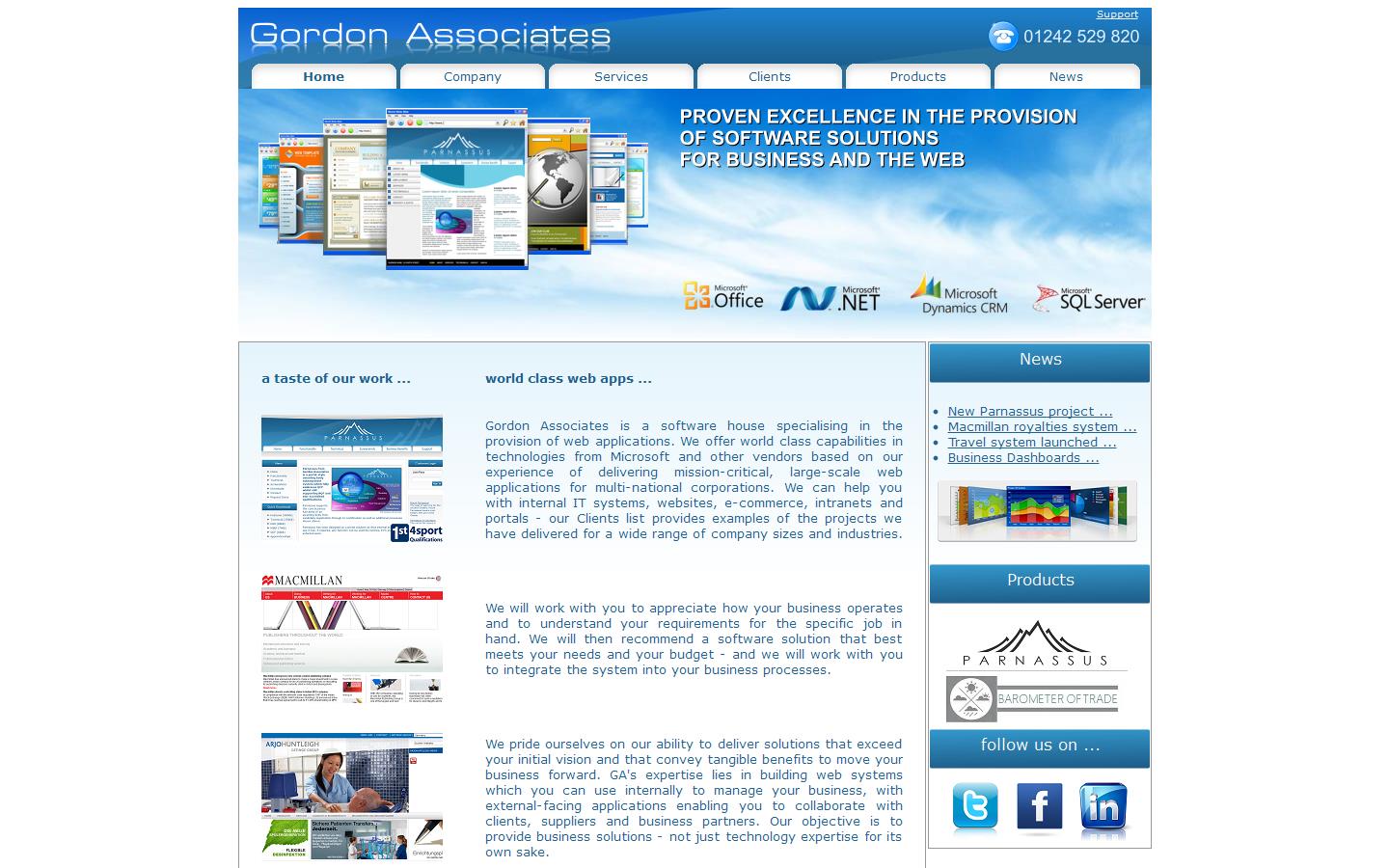 Gordon Associates Website