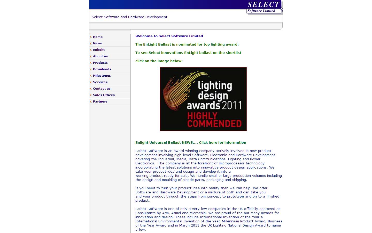 Select Software Ltd Website