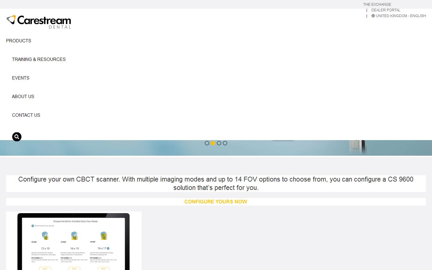 Carestream Dental Ltd Website