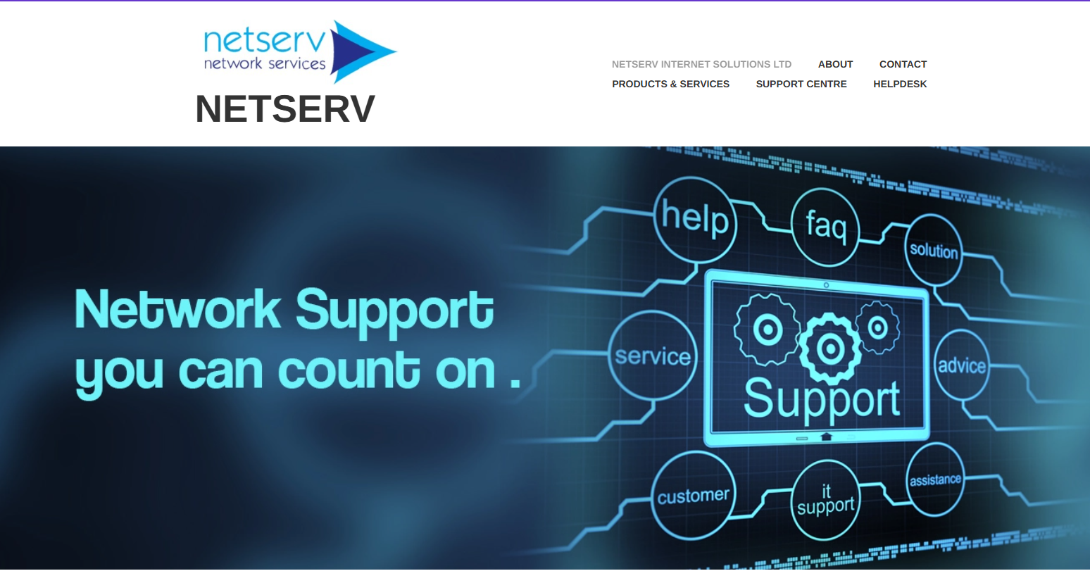 Netserv Network Services Website