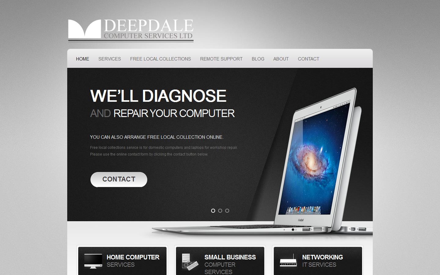 Deepdale Computer Services Ltd Website