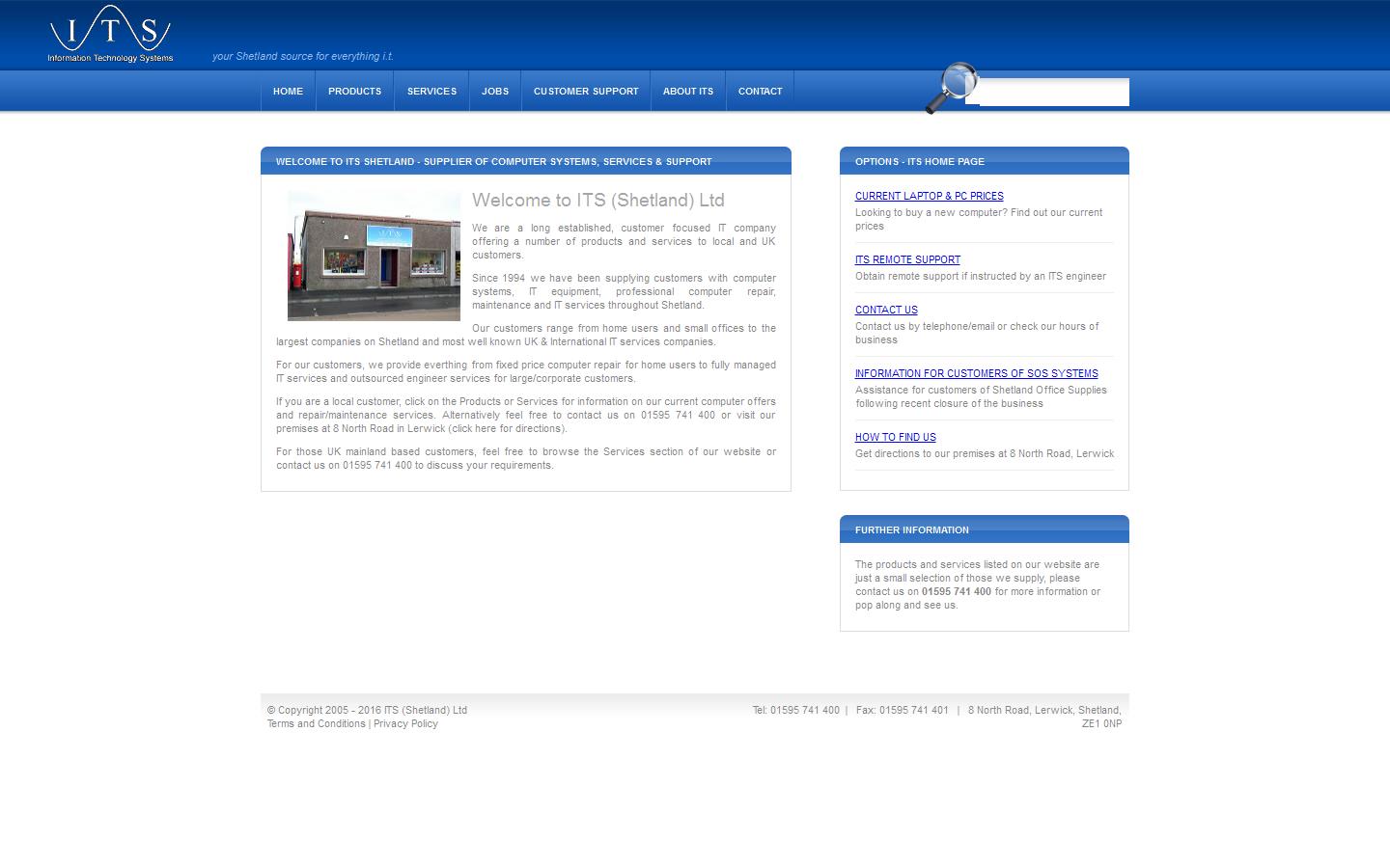 Information Technology Systems Website