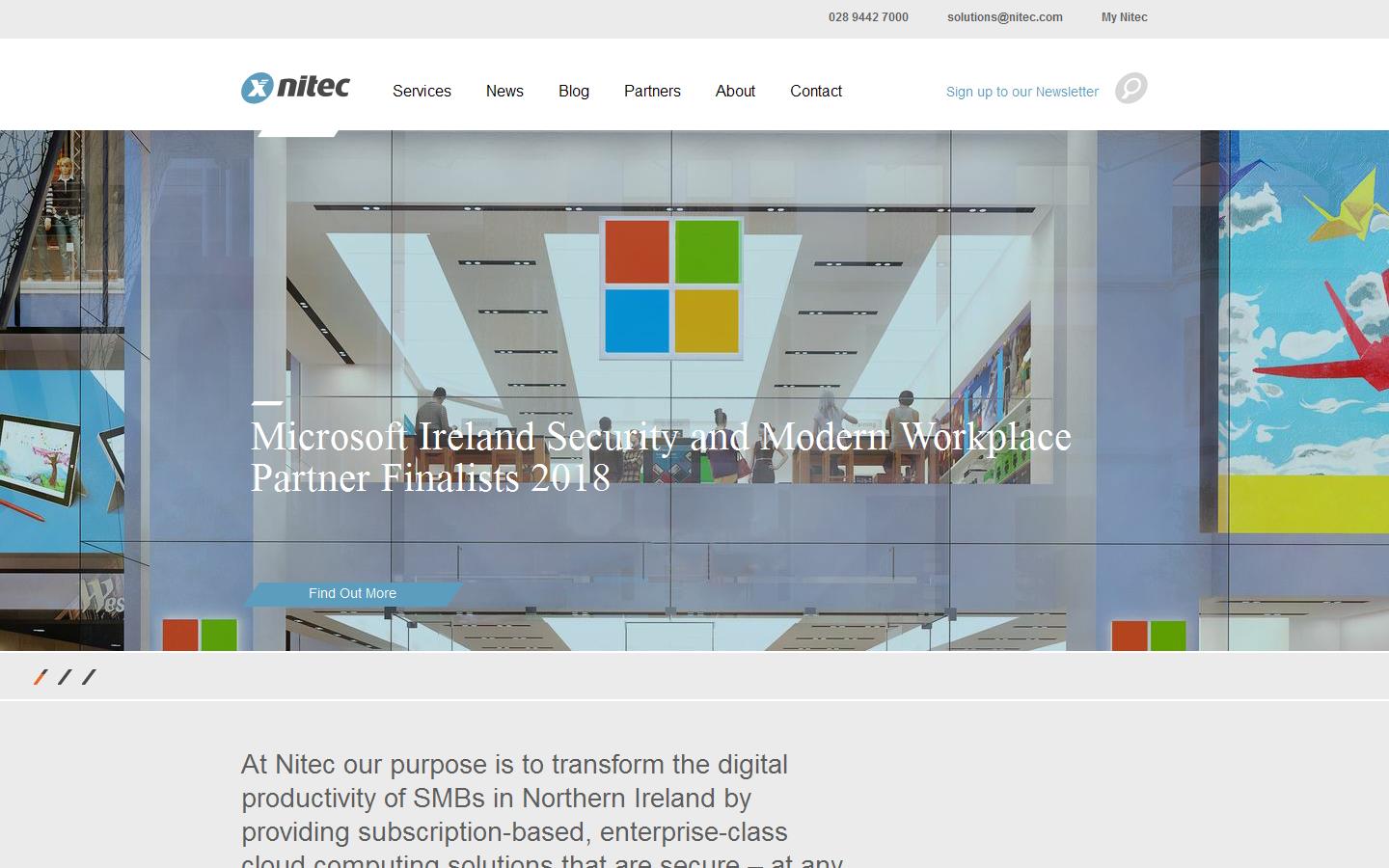 Nitec Solutions Website