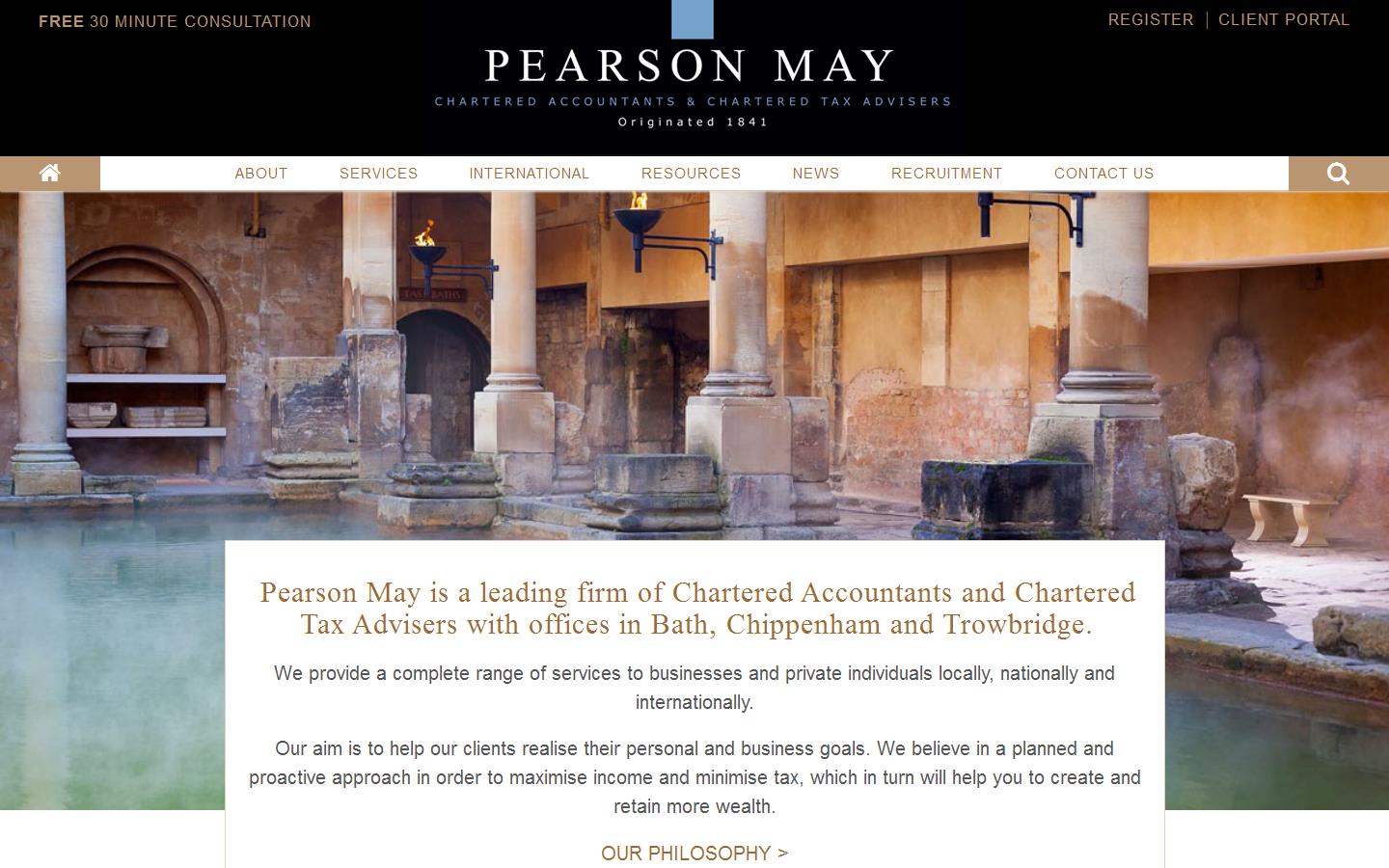 Pearson May Website