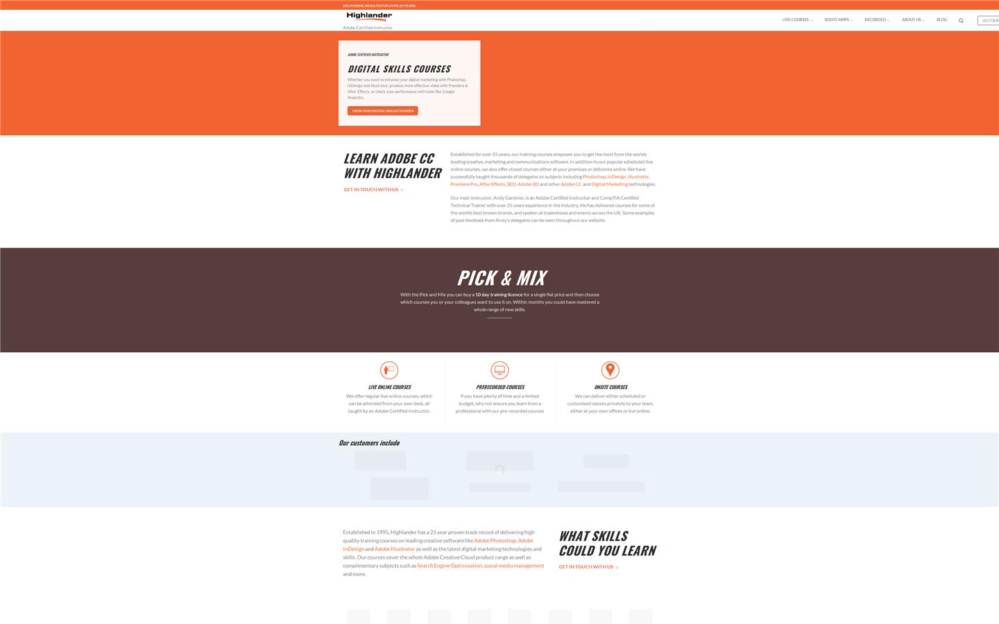 Highlander Ltd Website