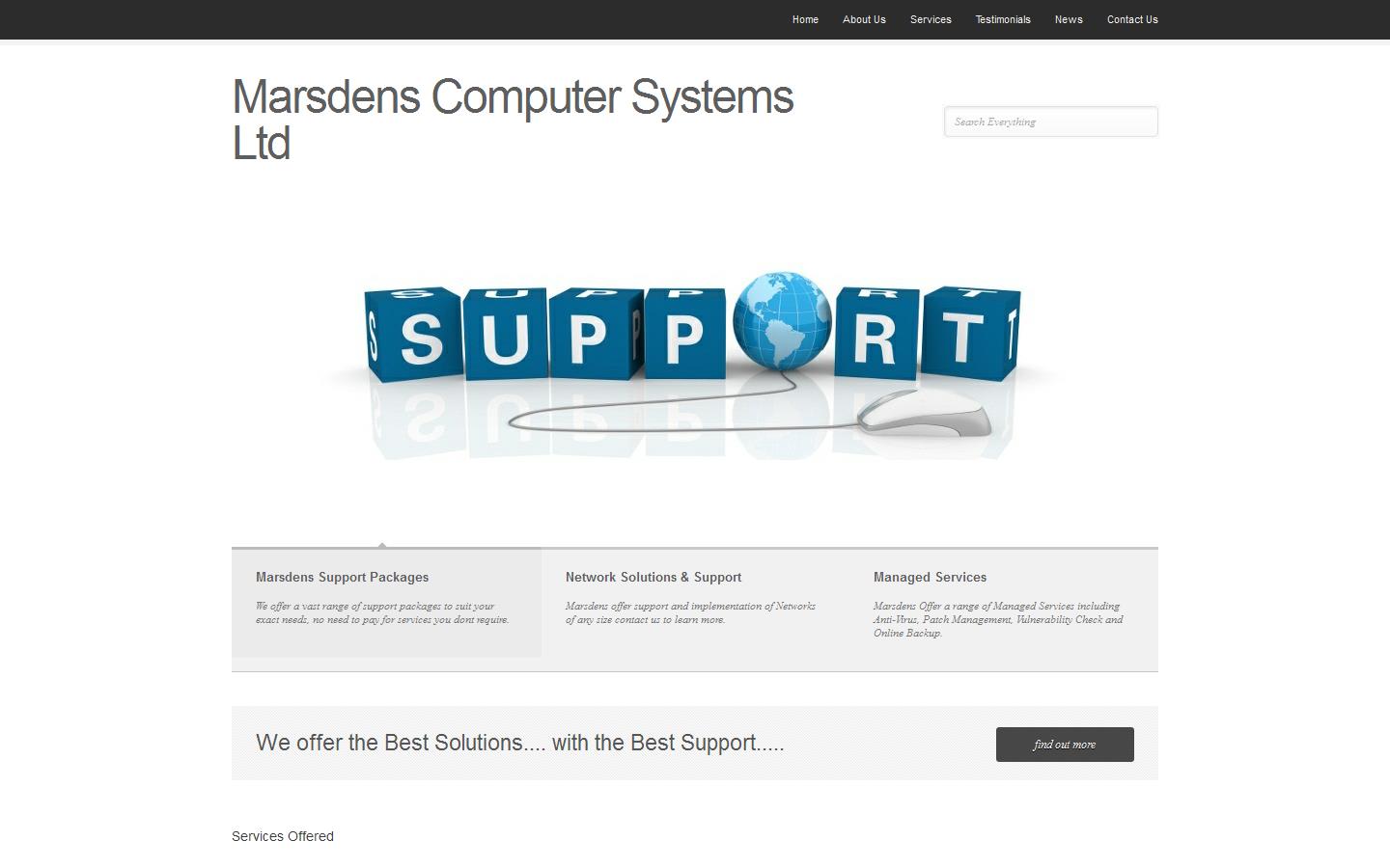 Marsden''s Computer Systems Website