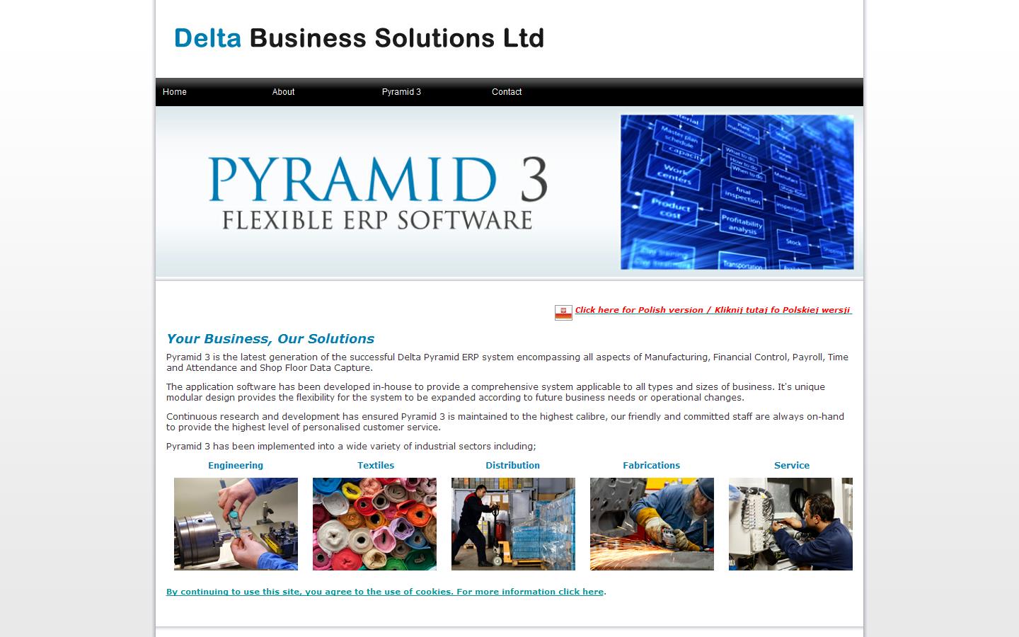 Delta Business Solutions Ltd Website