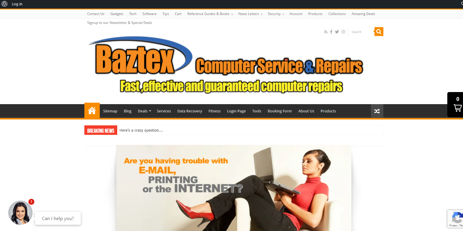 Baztex Website