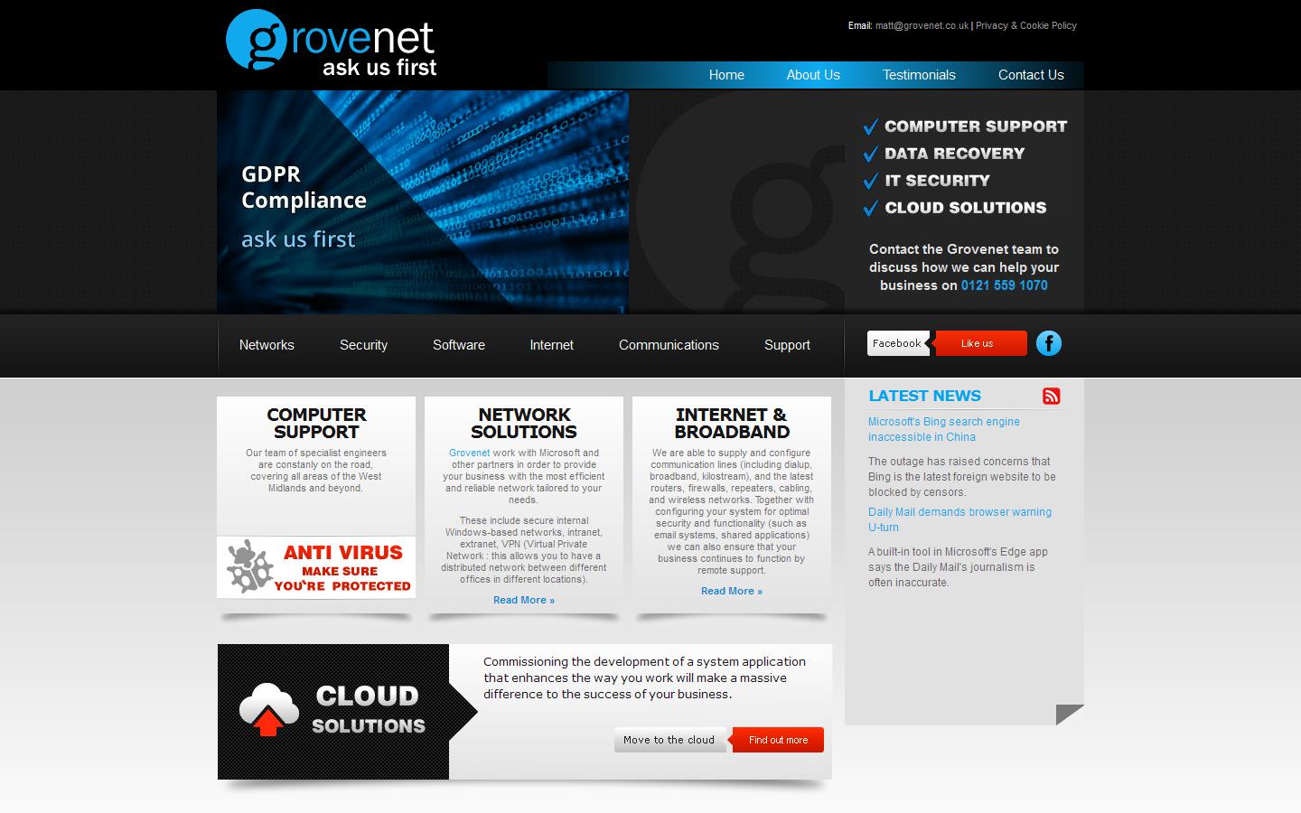Grove Net Website