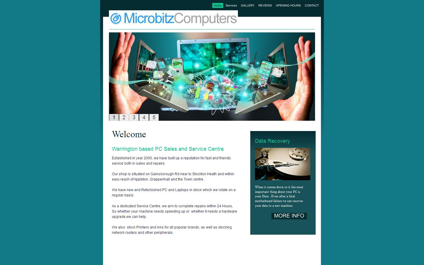 Microbitz Computers Website