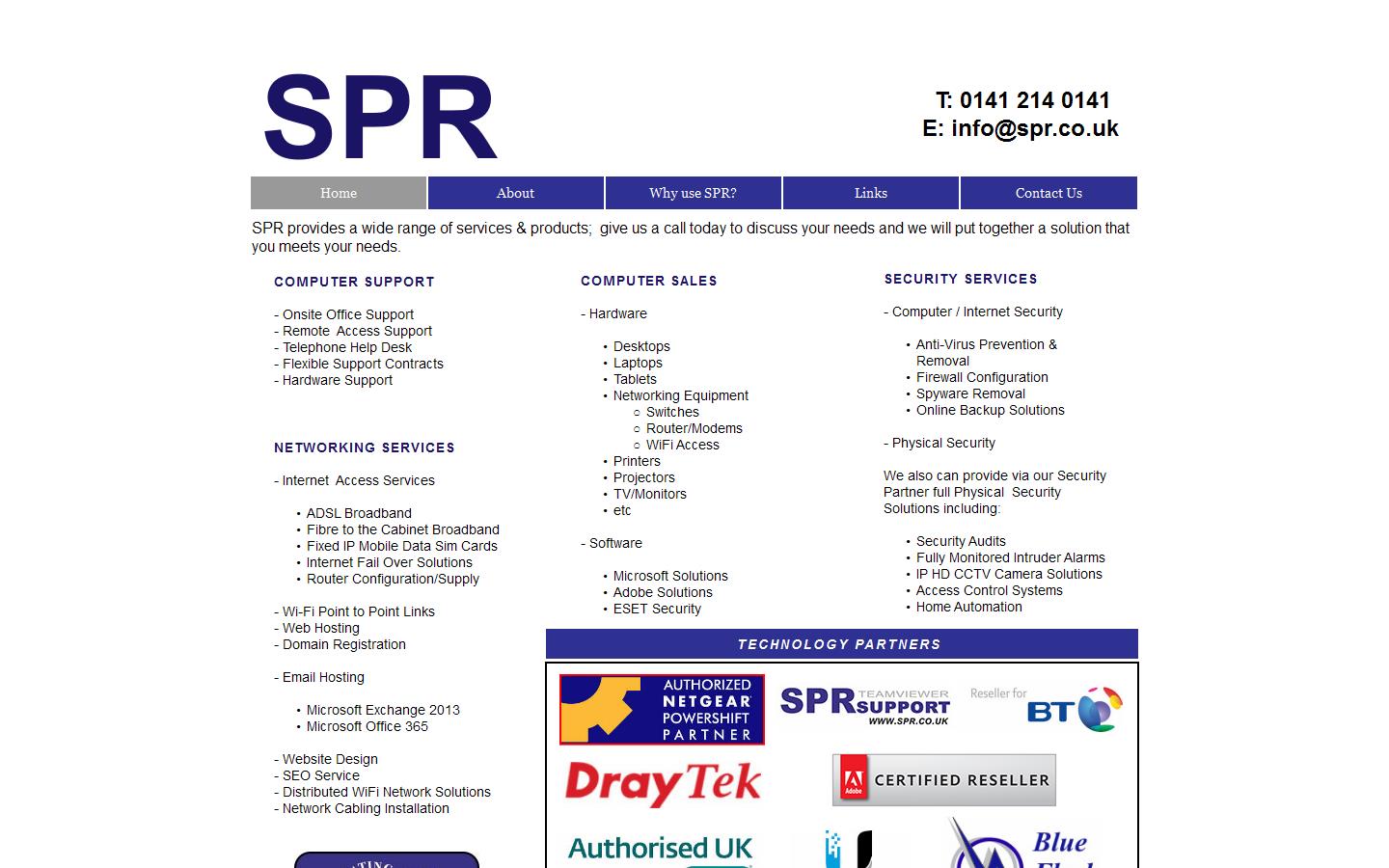 S P R Website