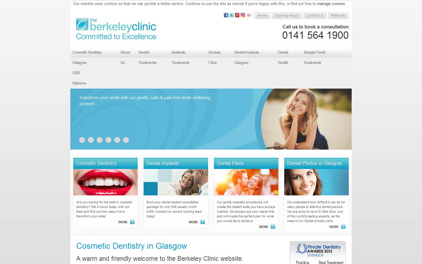 The Berkeley Clinic Website