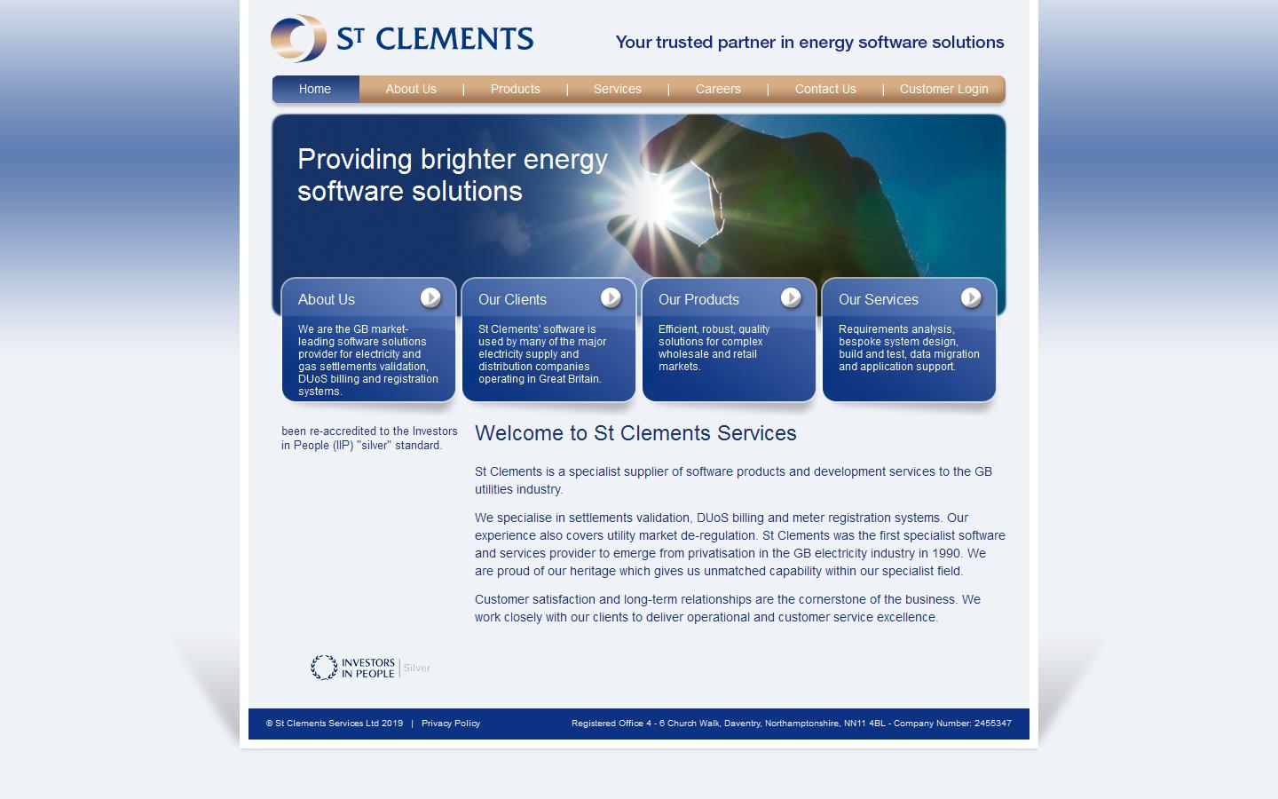 St Clements Services Ltd Website