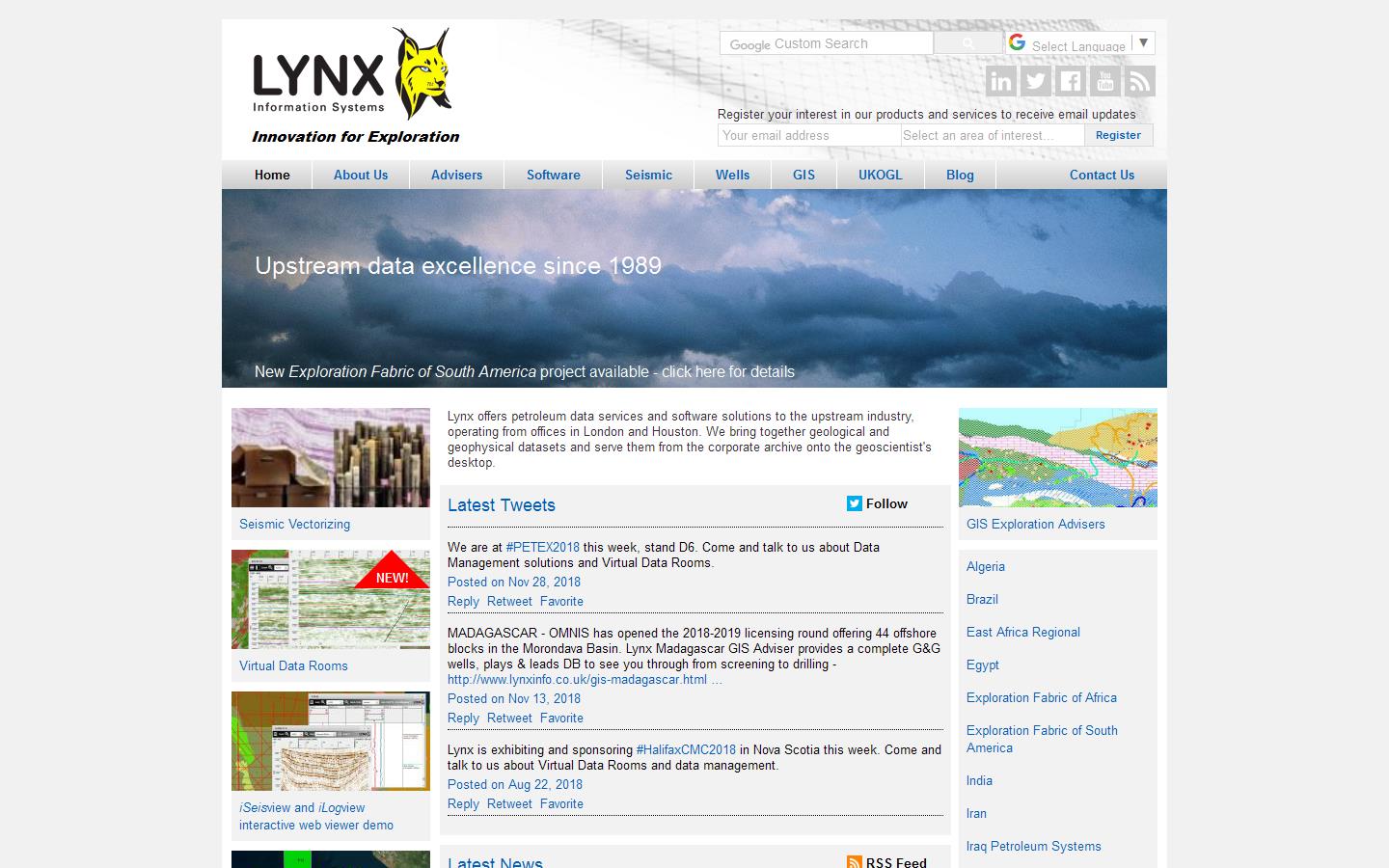 Lynx Information Systems Ltd Website