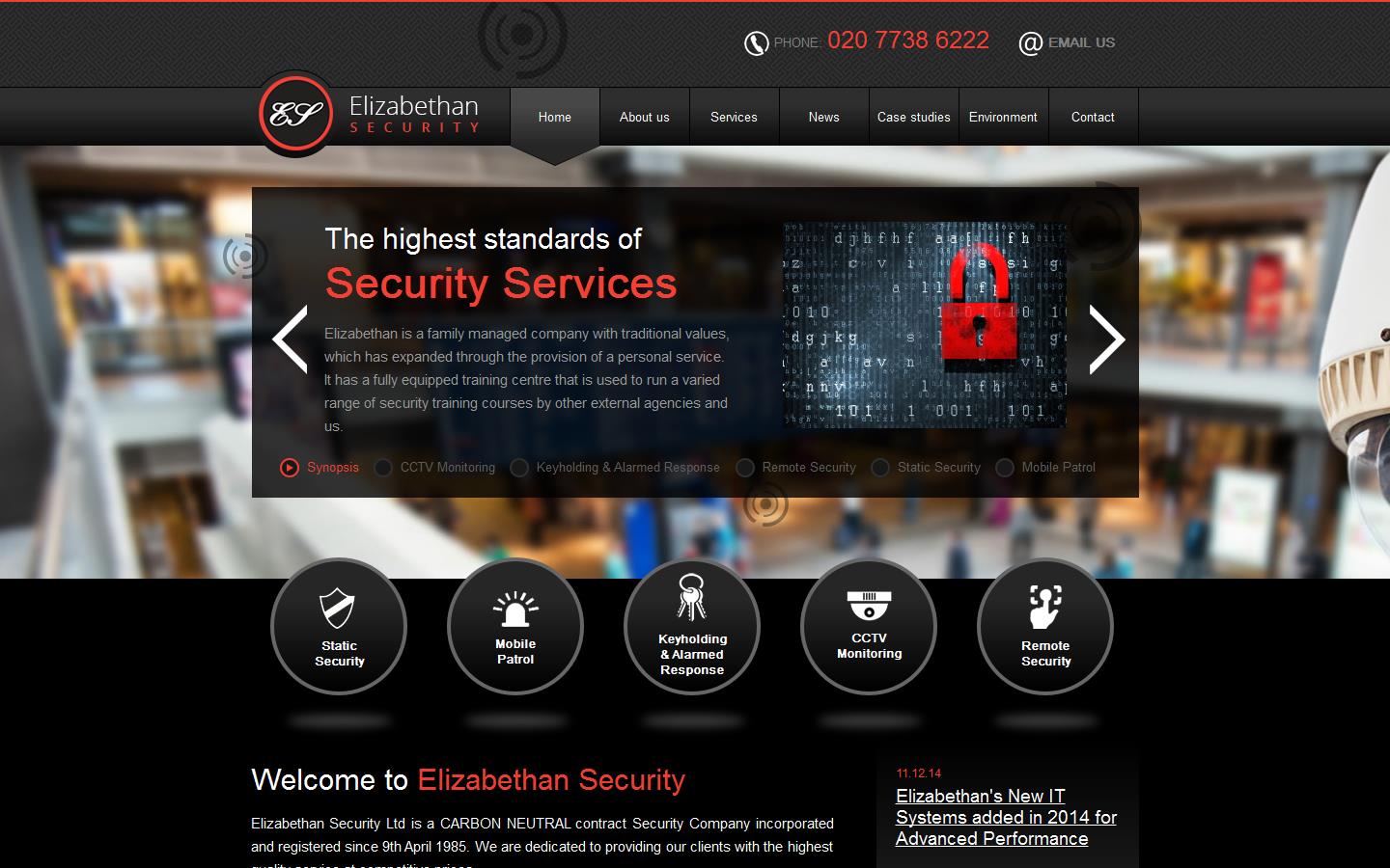 Elizabethan Security Website