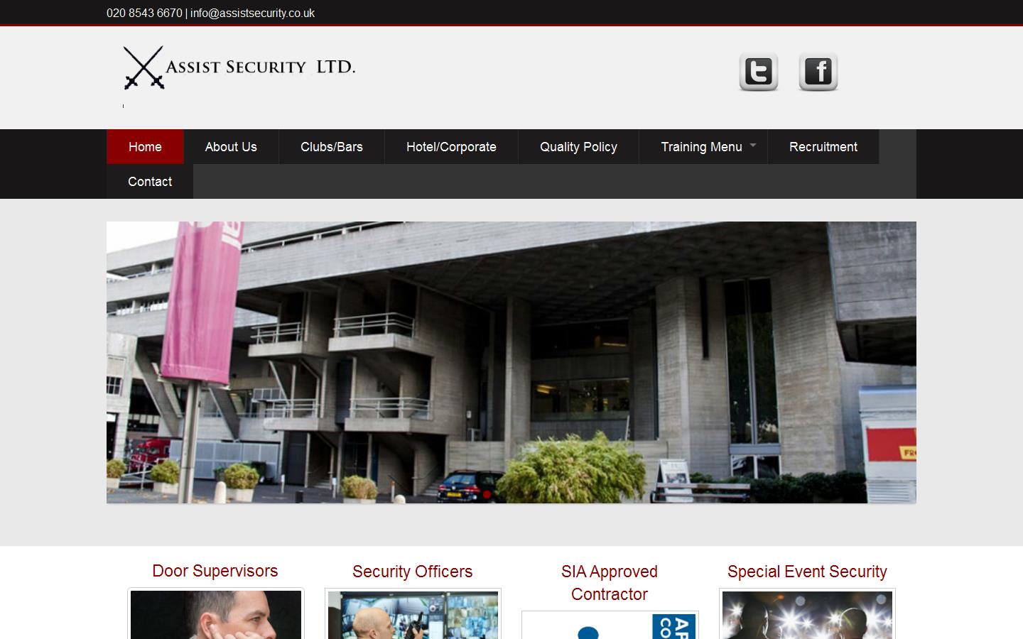 Assist Security Ltd Website