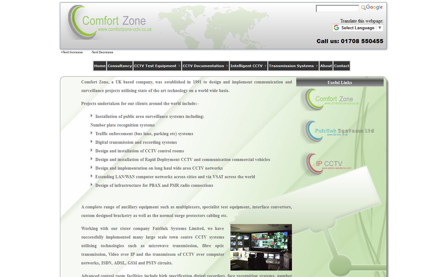 Comfort Zone Technology Ltd Website