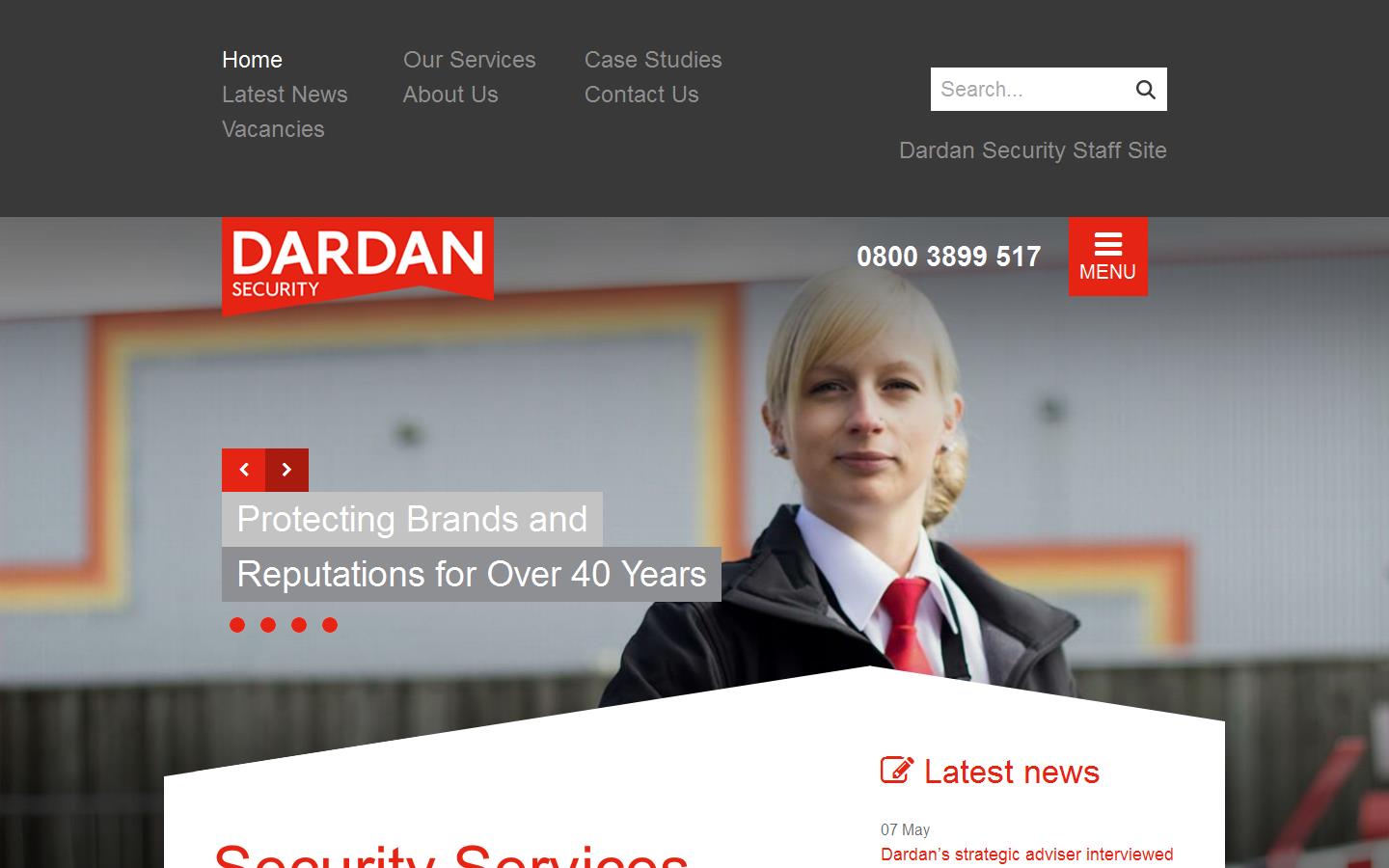 Dardan Security Website