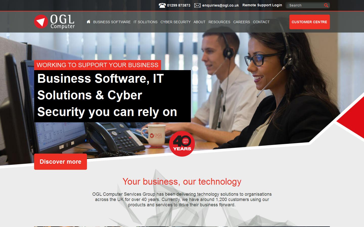 O G L Computer Services Group Website