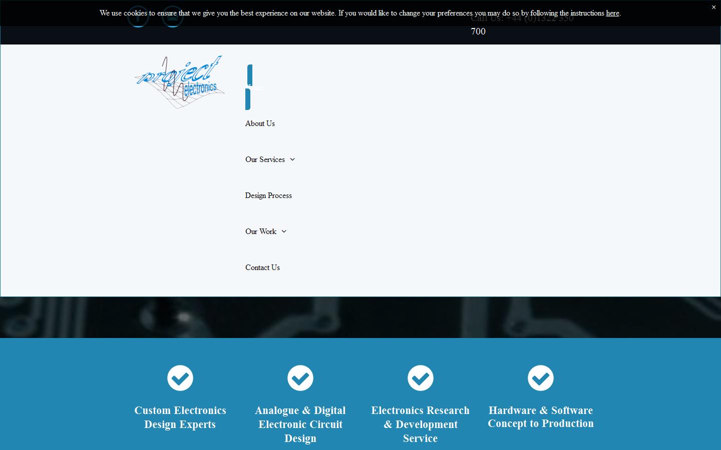 Project Electronics Website