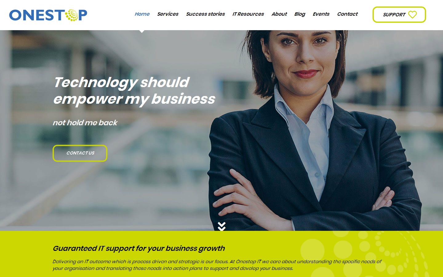 Onestop IT Support Website