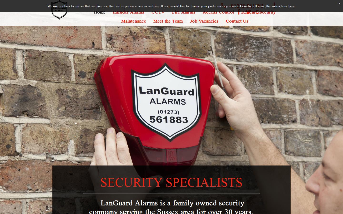 Languard Alarms Website