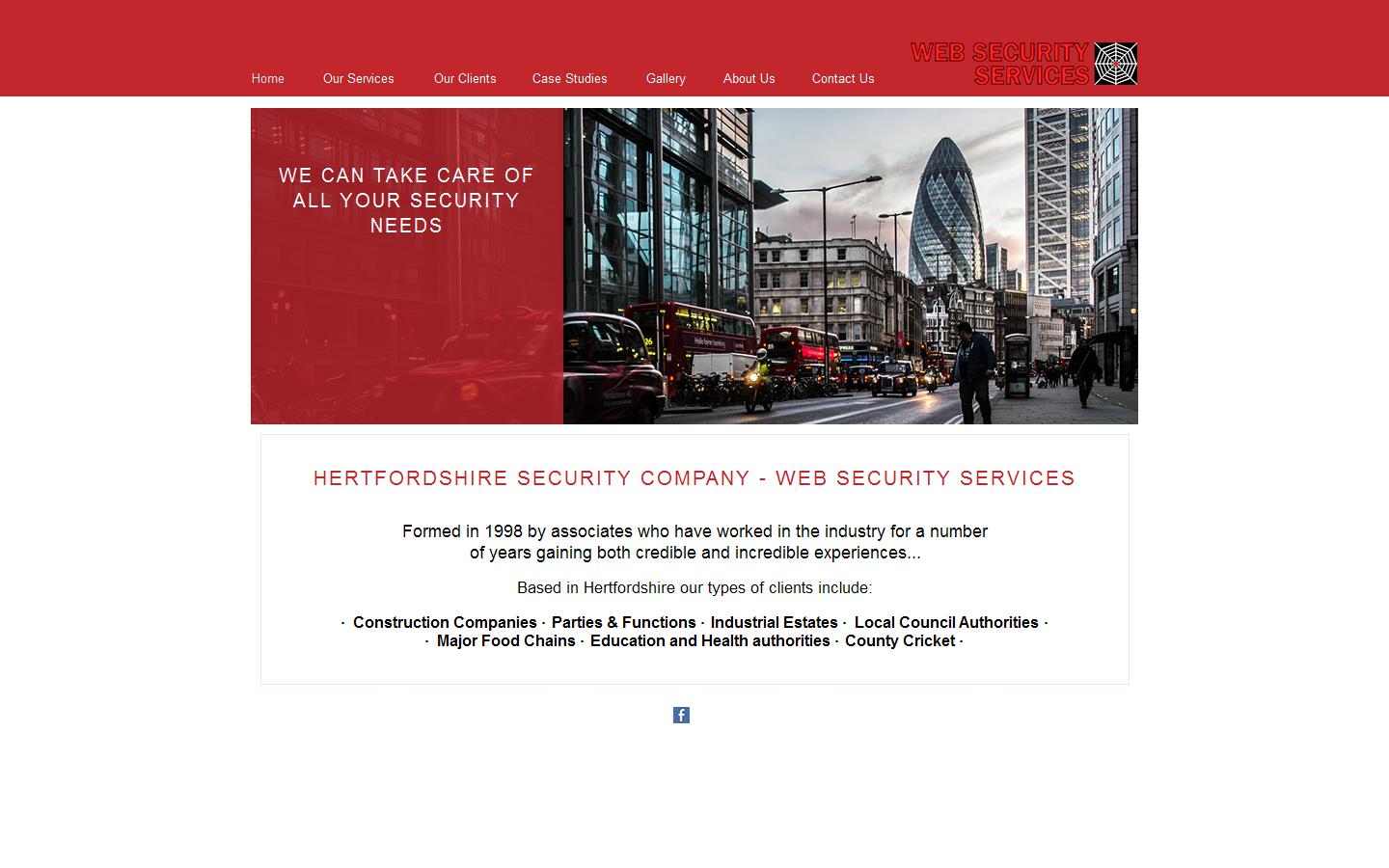 Web Security Services Website