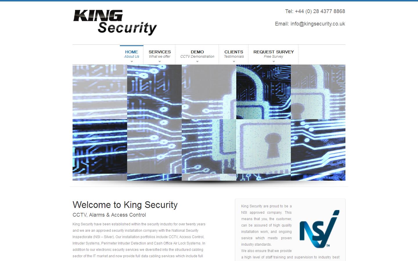 King Security Website