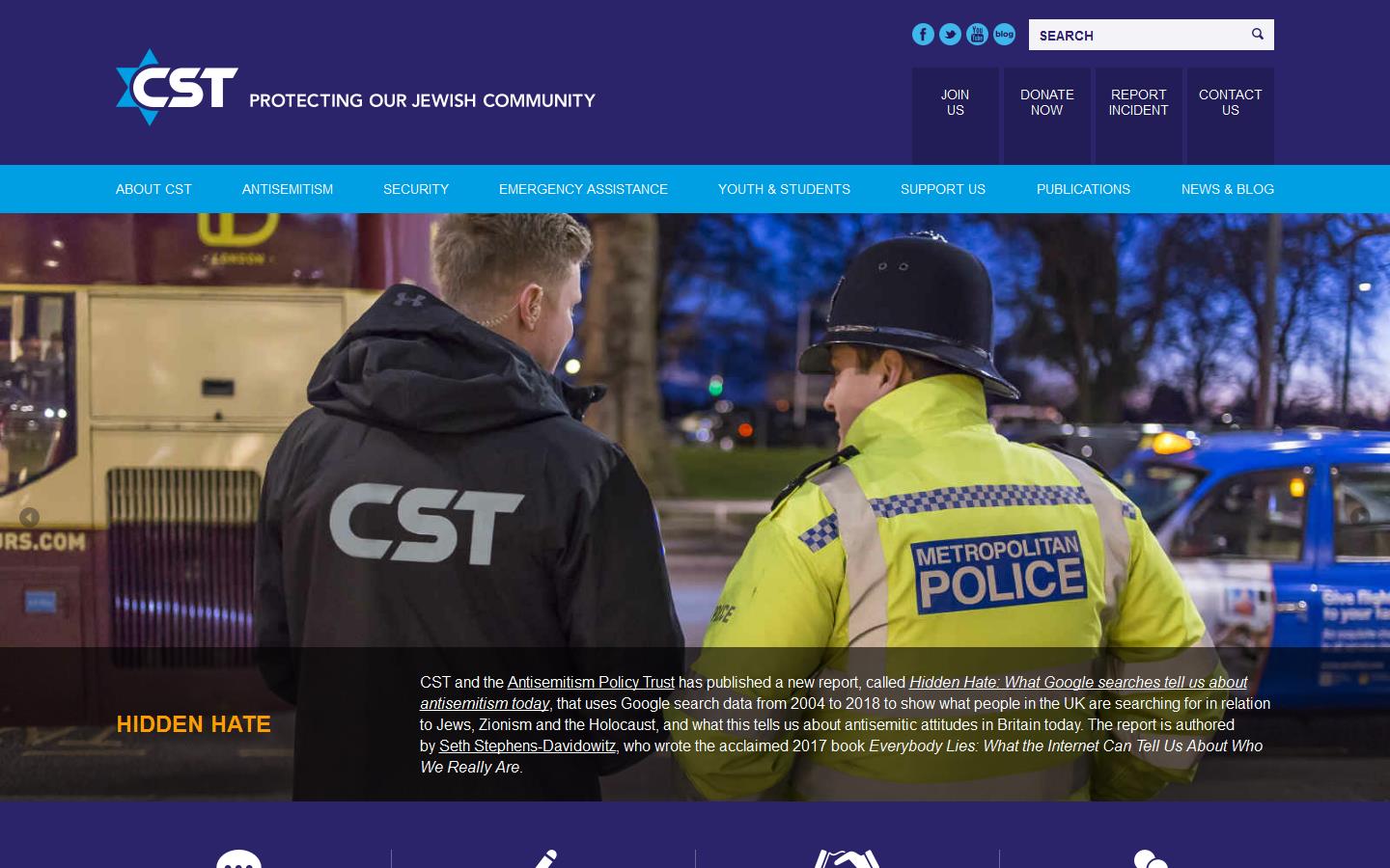 Community Security Trust Website