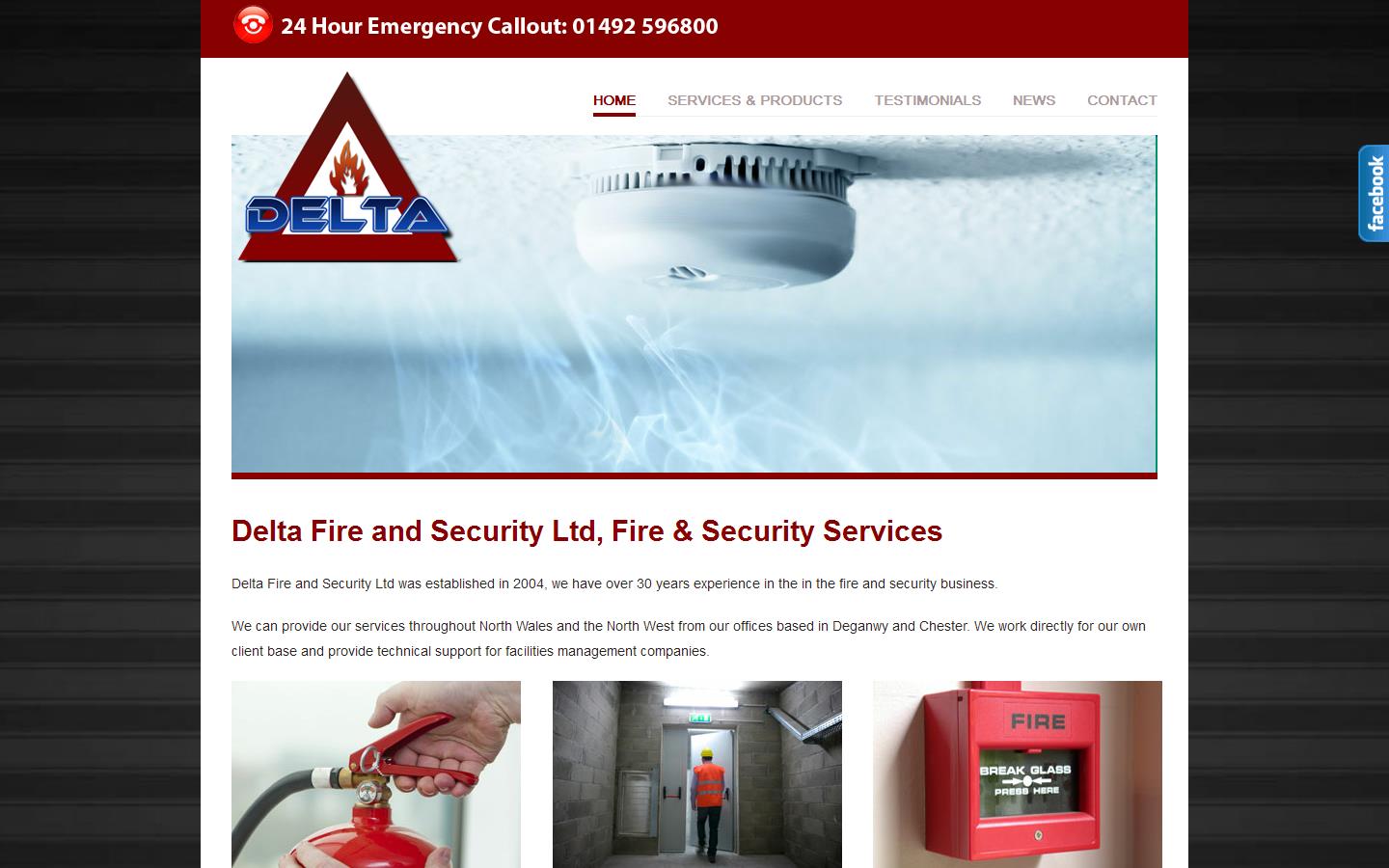 Delta Fire & Security Ltd Website