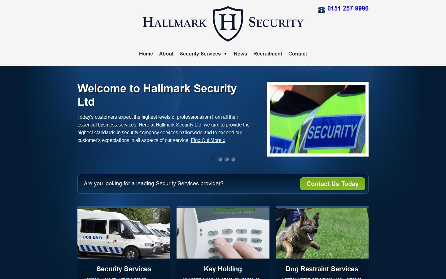 Hallmark Security Website