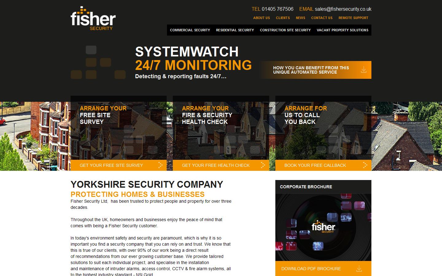 Fisher Security Website