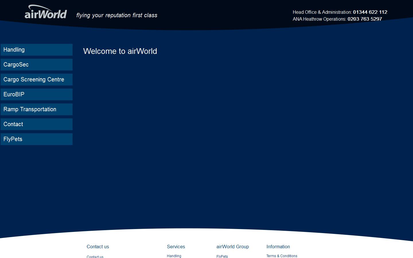 Airworld Security Website