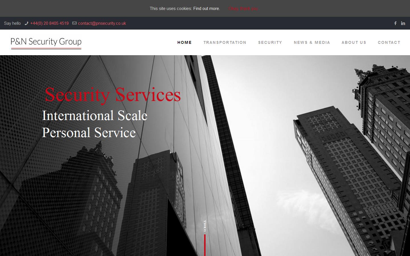 P & N Security Group Website