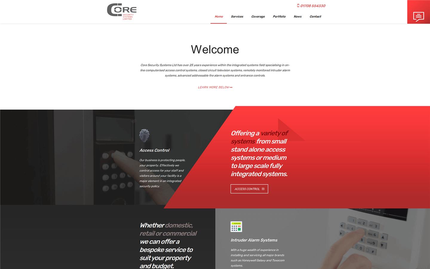 Core Security Systems Ltd Website