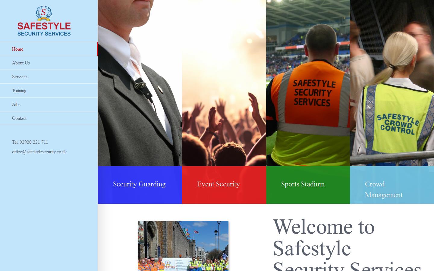 Safestyle Security Services Website