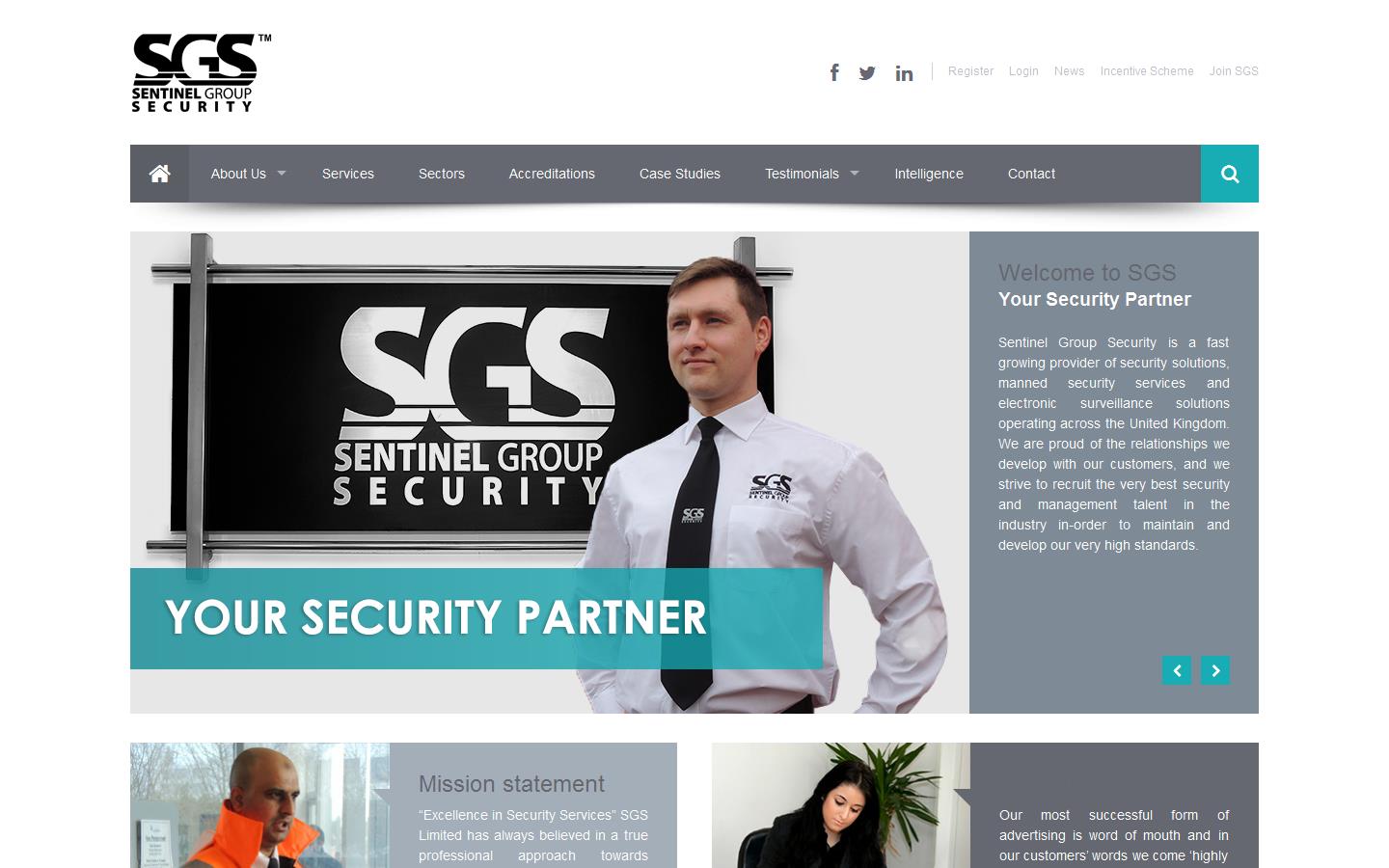 Sentinel Group Security Website