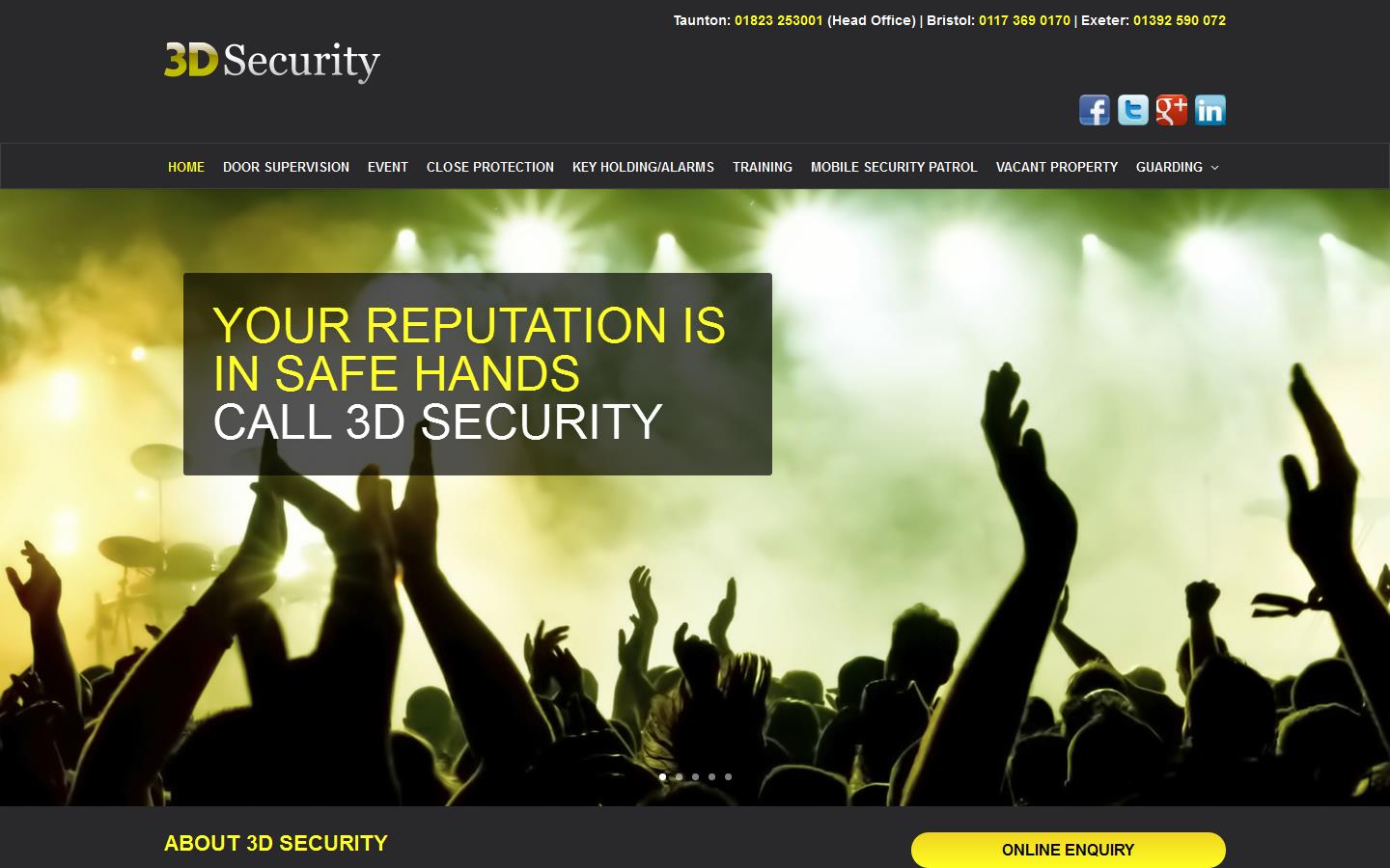 3D Security Website