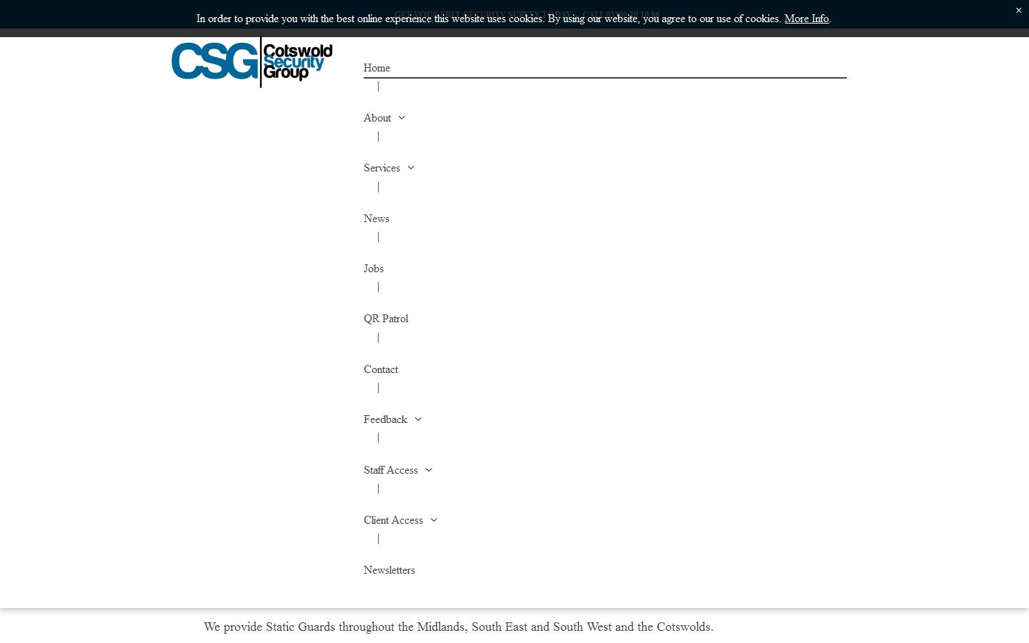 Cotswold Security Ltd Website