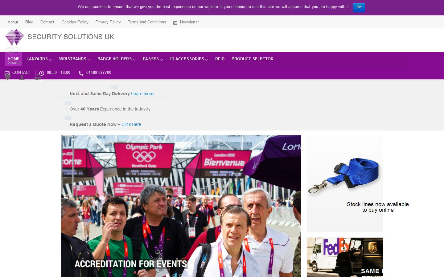 Security Solutions UK Ltd Website