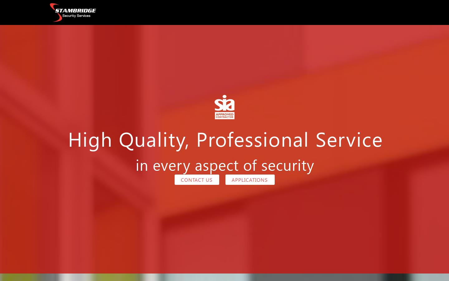 Stambridge Security Services Ltd Website