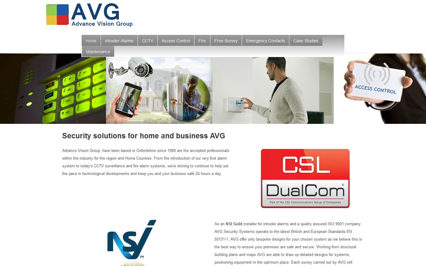 Advance Vision Systems Website