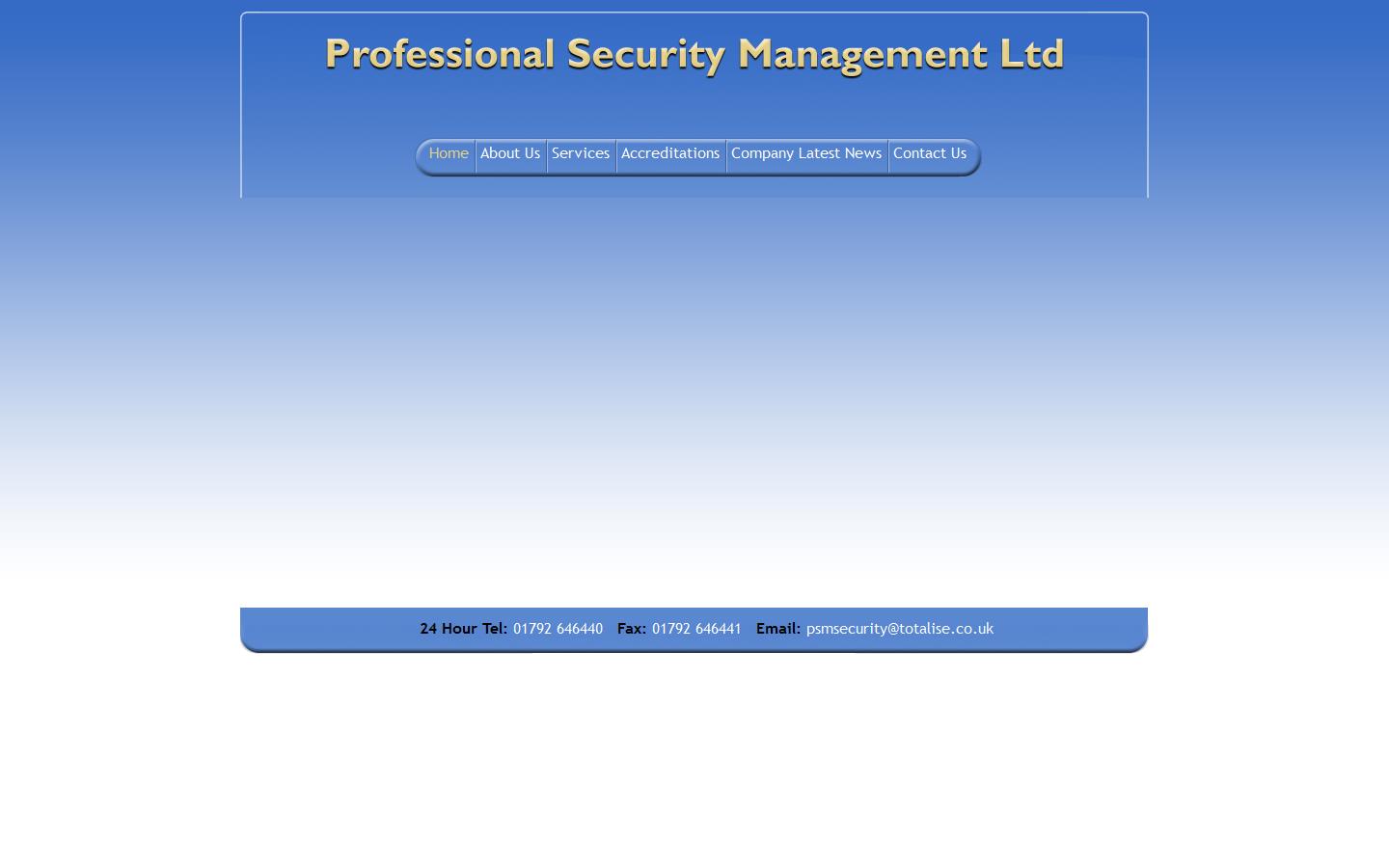Professional Security Management Ltd Website