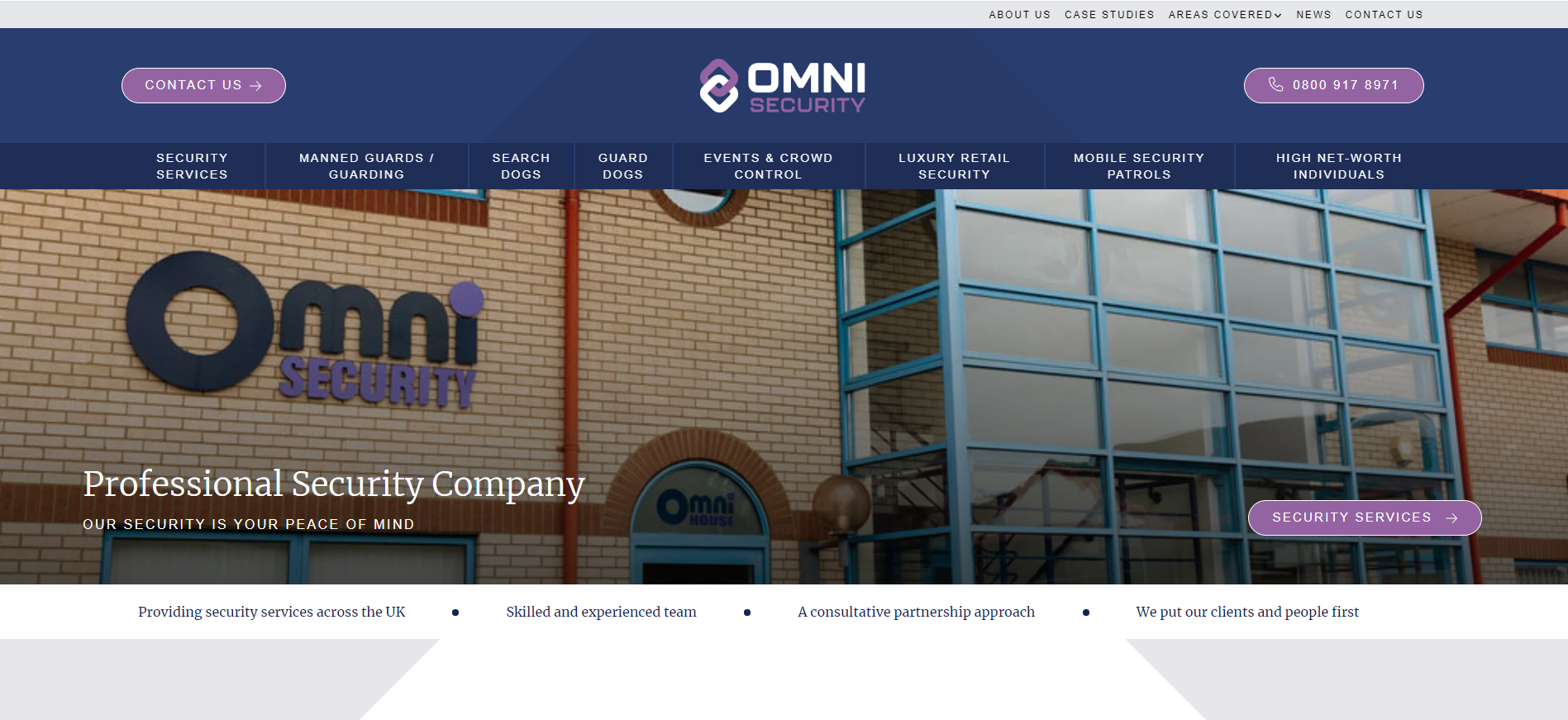 Omni Security Website